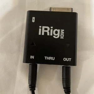 IK Multimedia iRig MIDI Interface for 30pin iPhone/iPod touch/iPad FREE SHIPPING - Picture 1 of 5