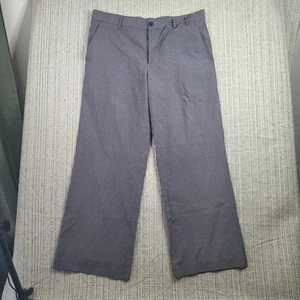 Ben Sherman Pants Mens 34 Short Gray Black Check Plaid Dress Trousers Classic - Picture 1 of 7