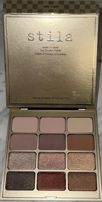 Stila Matte N Metal Eye Shadow Palette New In Box Full Size 0.42oz - Image 1 of 3