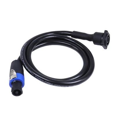 3 Ft 4 Conductor Speakon Male Connector to Female Socket Cable Panel Mount Wire - Image 1 of 4
