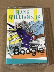 Vintage 1987 Hank Williams Jr. Born To Boogie Cassette Tape Country - Picture 1 of 2