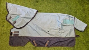5ft9 Amigo Hero Ripstop 100g Blue Detach-a-Neck Turnout - Picture 1 of 2