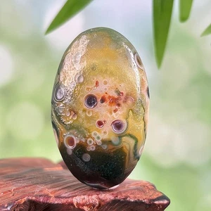 Regalo de Navidad Natural China Interior Mongolia Gobi Ojo Ágata Espécimen - Imagen 1 de 2