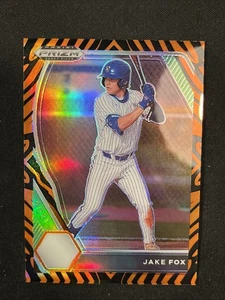 2021 Panini Prizm Draft Picks Tiger Stripes Prizm Jake Fox #PDP95 /99 - Picture 1 of 5