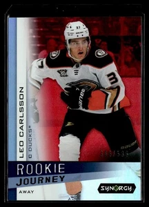 2023-24 Upper Deck Synergy Rookie Journey Leo Carlsson /599 Ducks #RJ-15 - Picture 1 of 2