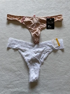 René Rofé & Gilligan & OMalley 女式丁字裤内衣套装 M 码 — 第 1/4 张图片