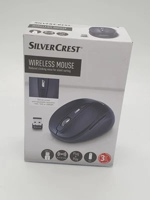 SilverCrest Wireless Mouse 2.4G Portable Mobile Optical Office Mouse - Image 1 of 3