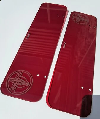 Parasoles Shelby Cobra/5 de repuesto/réplica de fábrica *ROJO SANGRE TRANSPARENTE* Foto 1 de 4