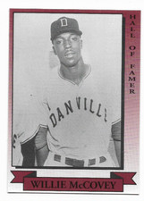 Willie McCovey 2005 Carolina League 50th Year All-Time Anniversary Card 