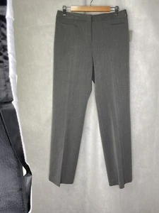NWT $50 Claiborne Audra Dress Pants Slacks Trousers Grey Straight Leg Size 10 - Picture 1 of 10