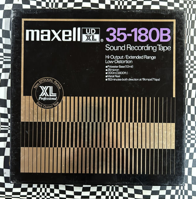 Maxell XLII 35-180 Position EE 10.5 X 1/4 Metal Reel to Reel Tape