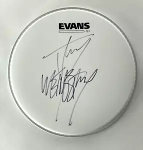 JAY WEINBERG SIGNIERTES AUTOGRAMM 10" DRUMHEAD SLIPKNOT SPRINGSTEEN STREET BAND JSA - Bild 1 von 2
