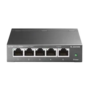 TP Link 5 Port Gigabit Desktop Switch TL SG105S Ethernet Network Switch - Picture 1 of 7