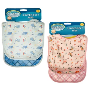 Baberos súper suaves apretados perfectos para bebés sin desorden comidas 0-12 meses - Imagen 1 de 9