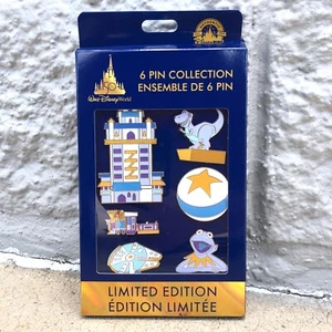 2022 Disney World Hollywood Studios 50th Anniversary 6 Pin Collection Box Set LE - Picture 1 of 1