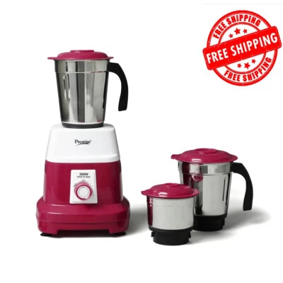 Prestige Iris 500 W Mezclador Molinillo 3 Tarros Acero Inoxidable, 230 Voltios, Foto 1 de 4