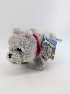 Minecraft Film Wolf Dennis Plüschfigur Stofftier Spielzeug Mojang Mattel 9 Zoll Neu mit Etikett - Bild 1 von 9