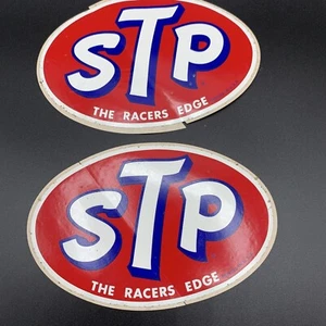 NHRA STP "THE RACERS EDGE" 4 1/2 ZOLL AUFKLEBER/AUFKLEBER 2er-Set KOSTENLOSER VERSAND - Bild 1 von 10