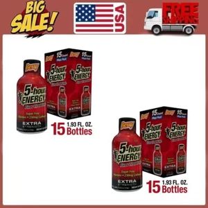 2Pack 5-hour ENERGY Shot, Extra Strength, Berry, 15 Count - Picture 1 of 3