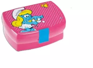 Brand new The Smurfs Smurfette lunch box 16,5 x 12 x 6,5 cm (f9) - Picture 1 of 3