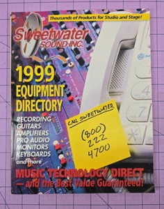 SWEETWATER Sound 1999 Music Equipment Directory / Gear Catalog - Picture 1 of 6