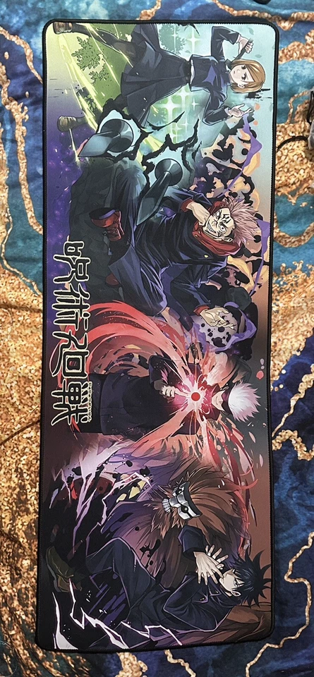 Alfombrilla de ratón para teclado de anime Jujutsu Kaisen alfombrilla de juego escritorio 32" x 12" Foto 1 de 1