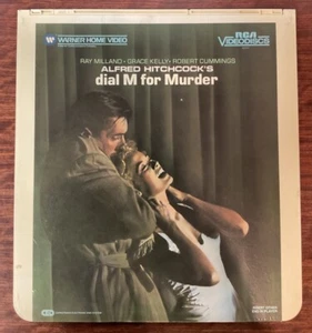 Vintage CED Video Laser Disc "Dial M for Murder" (1954) - Imagen 1 de 8