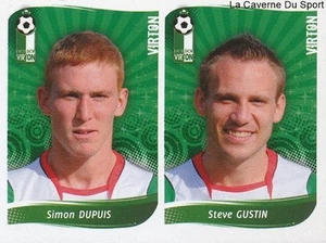 551 DUPUIS - GUSTIN BELGIQUE EXCELSIOR VIRTON STICKER FOOTBALL 2009 PANINI - Picture 1 of 1