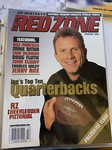 Joe Montana's In the Red Zone Magazine-Premiere Issue-2000-Ditka, Elway, Rice - Picture 1 of 1