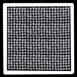 VVS 500 Pcs Natural White Topaz 1mm Round Diamond Cut Calibrated Gemstones Lot - Picture 1 of 11
