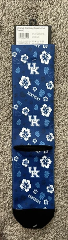 NWT  UNIVERSITY OF KENTUCKY WILDCATS Tropical COLLEGIATE  SOCKS Cover