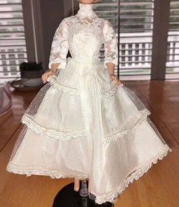 Vintage Barbie British Hong Kong Clone abito da sposa adatto a bambini, Miss Suzette ecc - Foto 1 di 5