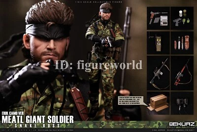 Pre-orden EKUAZ STUDIO EKS011 1/6 Metal Shadow Gear Solid Snake Figura Erdl Camuflaje Foto 1 de 4