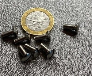 Oval Head  Metric Slotted Machine Screw 18-8 Stainless, M4 x 10 mm Length 100 pc - Picture 1 of 14