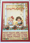 Mary Engelbreit Handmade Greeting Card-Most Folks Are About As Happy