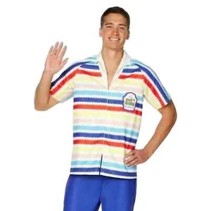 Barbie The Movie Allan Set / Shirt / Kostüm - Größe S/P-M/M mehrfarbige Streifen - Bild 1 von 4