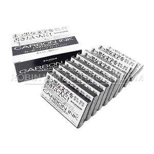 10Pack of 4 Platinum SPC-200 #1 Pigmented Carbon Ink Cartridges for Fountail Pen - Picture 1 of 4