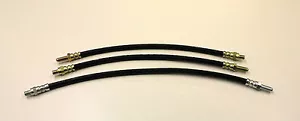 CAR SET OF FLEXIBLE BRAKE HOSES FOR THE ROVER P 4 60,75,90,105R & 105S 1950-59 - Picture 1 of 1