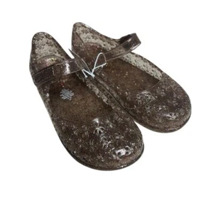 NWT Old Navy Glitter Jellie Flower Eyelet Sandals 10 - Picture 1 of 7