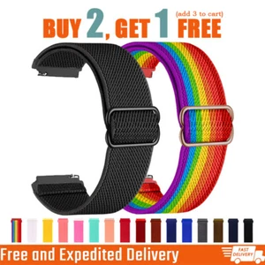 Elastic Nylon Strap For Fitbit Versa 2/3/Lite/Sense Sports Watch Accessories - Picture 1 of 28