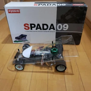 Vintage Kyosho Spada 09 RC Car 2 Transmission Nitro Engine 1/12 Scale GP Racer - Picture 1 of 6
