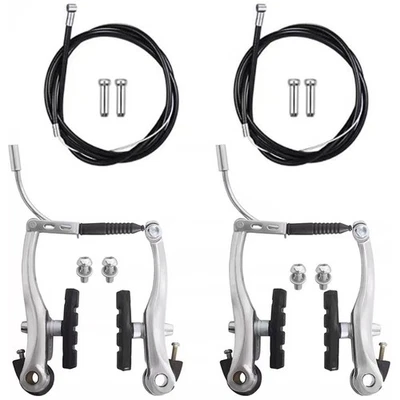 Комплект из 2 пар универсальных V-образных тормозов для переднего и заднего тормозов горного велосипеда - Изображение 1 из 4