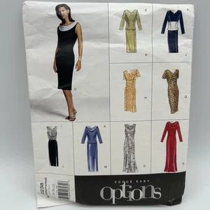 Vogue #2238 Sewing Pattern, Misses' Dress, Skirt & Top Sz 18-20-22, easy options - Picture 1 of 9