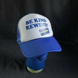 Blockbuster "BE KIND REWIND!" Trucker Hat Mesh Adjustable Fit - Picture 1 of 6