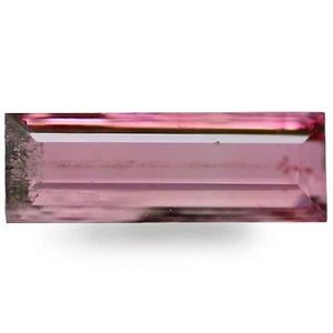 0.66 ct AAA Magnificent Octagon (9 x 3 mm) Watermelon Color Bi-Color Tourmaline - Picture 1 of 1