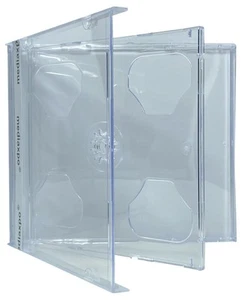 10 STANDARD Clear Double CD Jewel Case - Bild 1 von 4