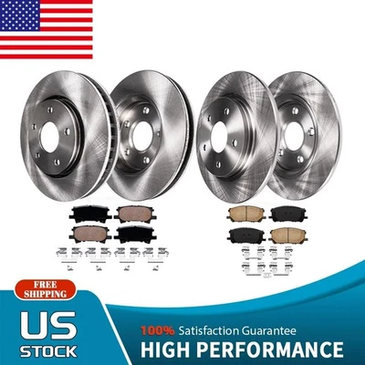 Pastillas de freno rotores delanteros traseros para Lexus RX330 RX350 RX400h Toyota Highlander* Foto 1 de 4