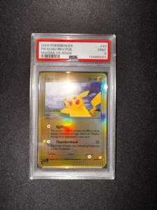 Pokémon TCG Pikachu 43/95 Team Magma vs Team Aqua Reverse Holo - PSA 9 - Low Pop - Picture 1 of 3