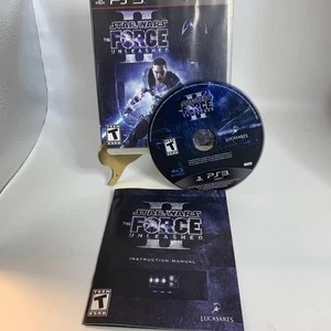 Star Wars: The Force Unleashed 2 II PS3 CIB con Manual - Disco PlayStation 3 Como Nuevo - Imagen 1 de 21