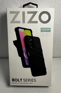 Zizo Bolt Galaxy A03s robustes Holster Gürtelclip Handyhülle und Hartglas - Bild 1 von 6